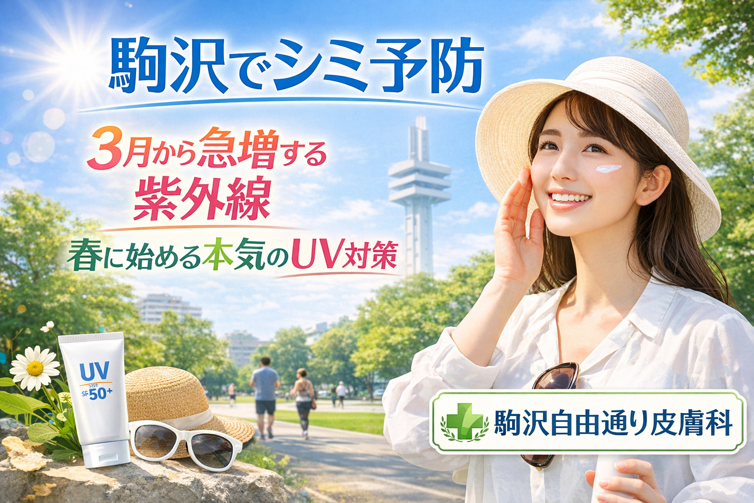 3月から急増する紫外線｜春に始める本気のUV対策
